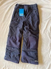 Columbia Bugaboo ll Kid’s Insulated Winter Snow Pants Dark Gray/Blue Youth S 