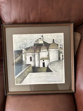 Herbert Breiter Signed Framed Lithograph,  1968, limited edition  154/275  