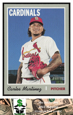 2019 Topps Heritage #482 Carlos Martinez SP - St. Louis Cardinals