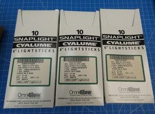 USGI GREEN Cyalume Chem-Light Box of 10 (8 Hour) Expired But Work Fine (1 box)