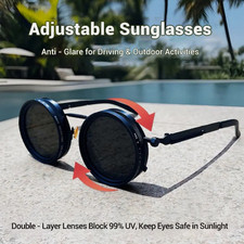 Adjustable Polarized Sunglasses for Outdoor Travel UV400 Protection