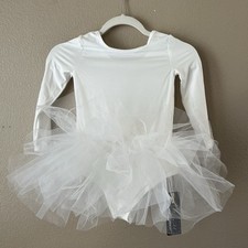 New Girls Ballerina Snap Button Tutu Dress Costume Tag Large fits small