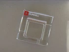 Dunhill ashtray glass cigarettes logo new rare 112x112mm