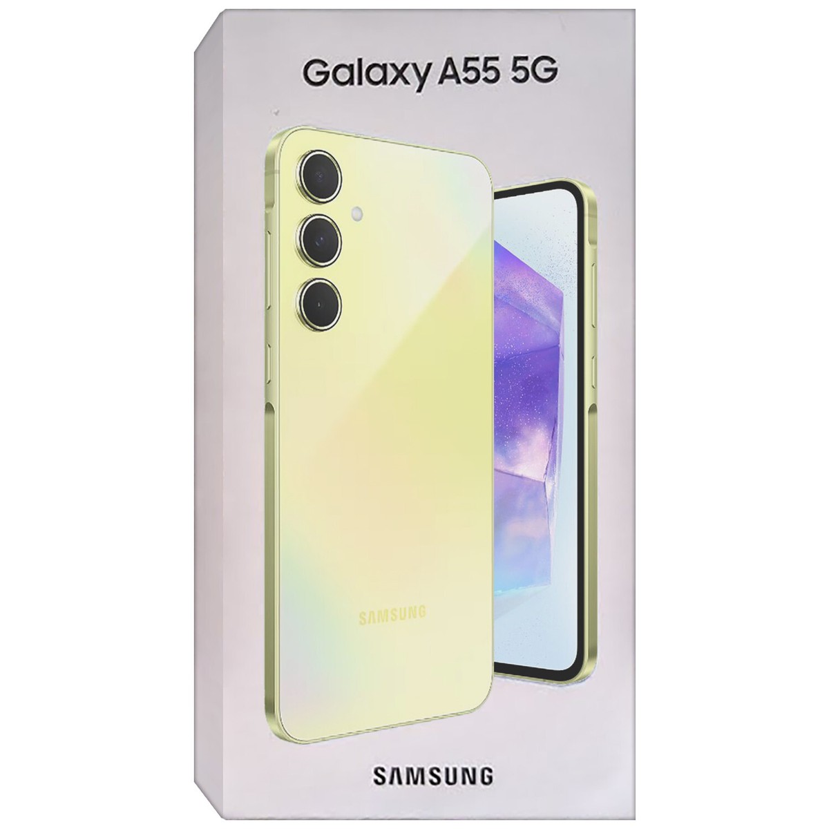 Samsung Galaxy A55 5G Awesome Lemon 128GB + 8GB Dual-SIM Unlocked