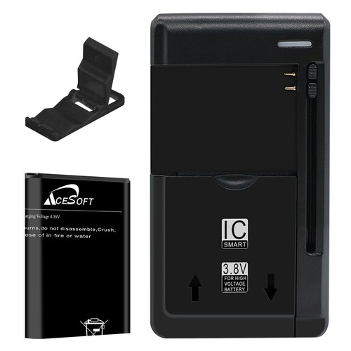 1900mAh Grade A+ Battery Universal Portable Charger f Kyocera DuraXA Equip E4831