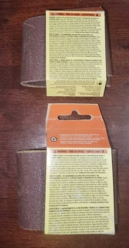 3M 9250-2NA 2-1/2" x 16" Fine 120 Grit Sanding Belts 2x2 Packs - 4 Belts - Picture 2 of 2