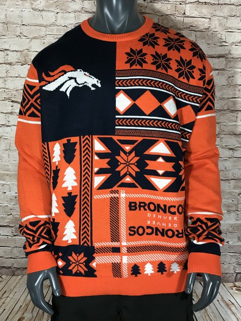broncos light up sweater