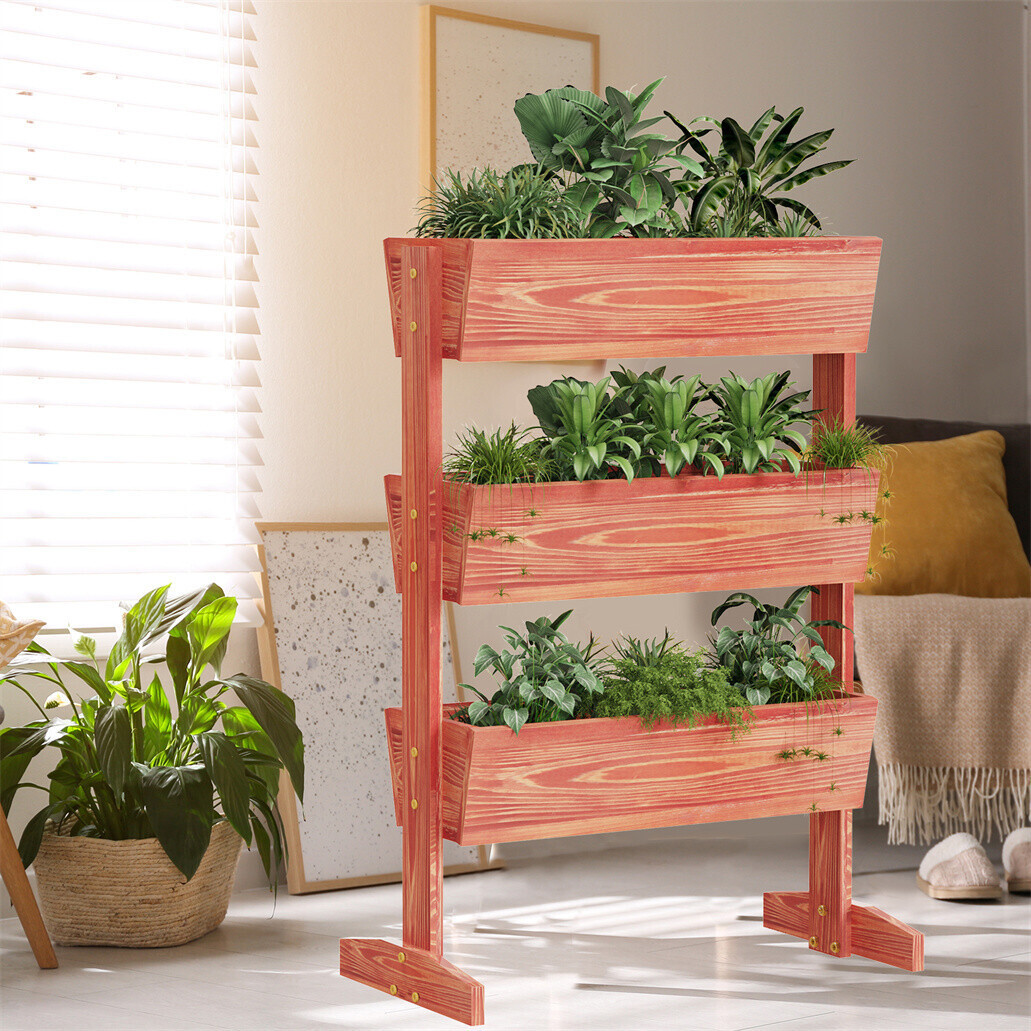XL Hochbeet Holz Frhbeet Eck Blumenkasten Garten Pflanzkasten Gemsebeet  Kasten | eBay.de