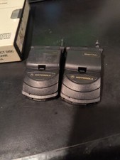 2 Vintage Motorola StarTAC ST7868W Flip Phones
