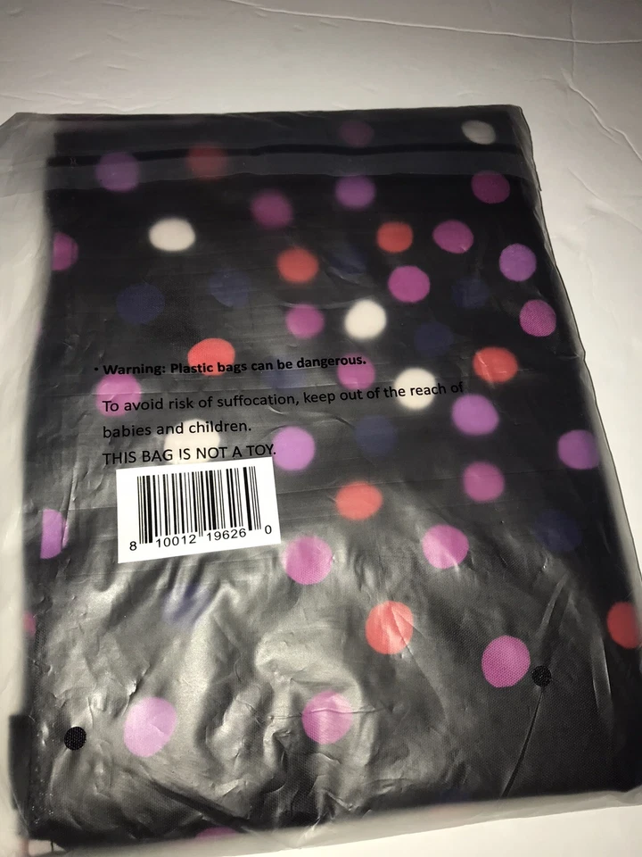 Bolso Shopper Kate Spade Confetti Tela Negra Lunares Foto 3 de 4