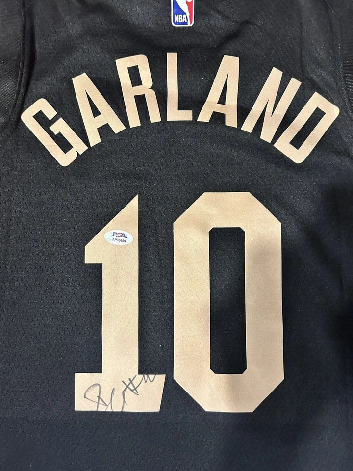 Darius Garland Autographed Signed Jersey PSA COA NBA Cleveland Cavaliers - Image 2 of 3