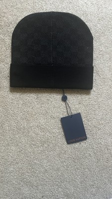 Louis Vuitton Beanie Damier Petite Dark Black Monogram
