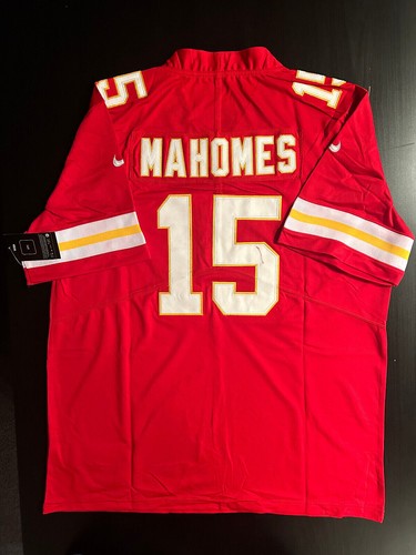Patrick Mahomes #15 Kansas City Chiefs Men's Red Jersey Extra Large - NEW