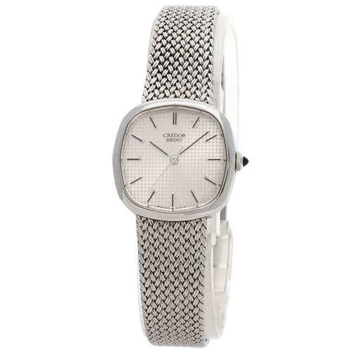 SEIKO CREDOR Orologi Quadrato 1421-5020 Acciaio Inox/Acciaio Inox L...