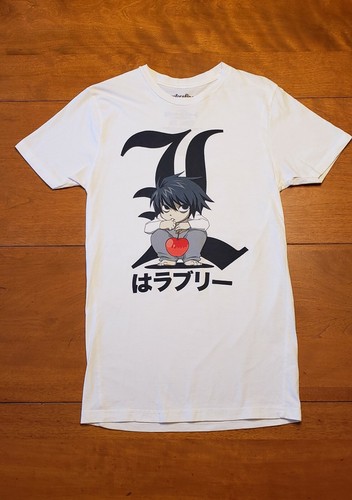 We love fine Anime Death Note L T-shirt 