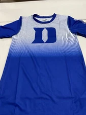 Duke Blue Devils NCAA  Youth Gen 2 Honeycomb Dri Fit Shirt Blue Medium 10-12