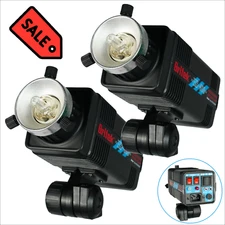 2PACK - 168W/s Flash Strobe Monolight, 1-2 Sec Recycle, Umbrella Hole, Sync Cord