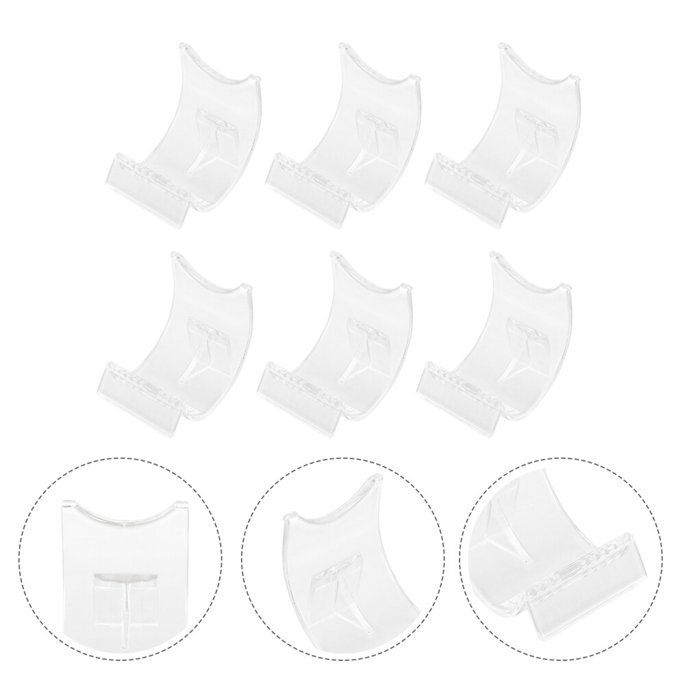 10 Pcs Acrylic Display Stand Clear Rack Smartphone Desktop Holder eBay