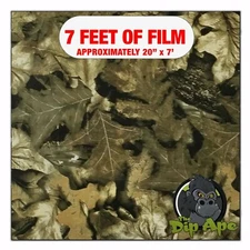 Hydrographic film Ground Cover Camouflage Camo hydro dipping 7' x 20" hydro dip