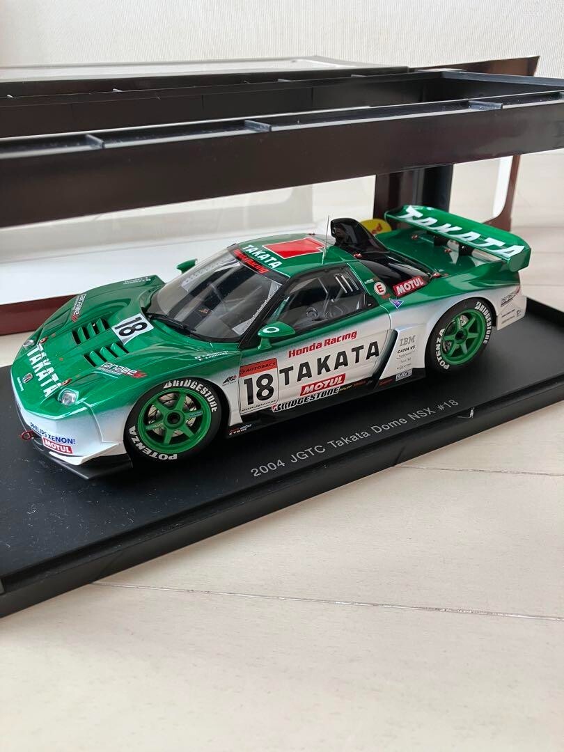 1/18 AUTOart Honda NSX 2004 JGTC GT500 Takata Dome #18 Grren 1/18 AUTOart Honda NSX 2004 JGTC GT500 Takata Dome #18 Grren