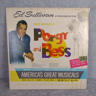 Vinyl LP 1959 Ed Sullivan Presents Song & Music Of Porgy And Bess ES 7