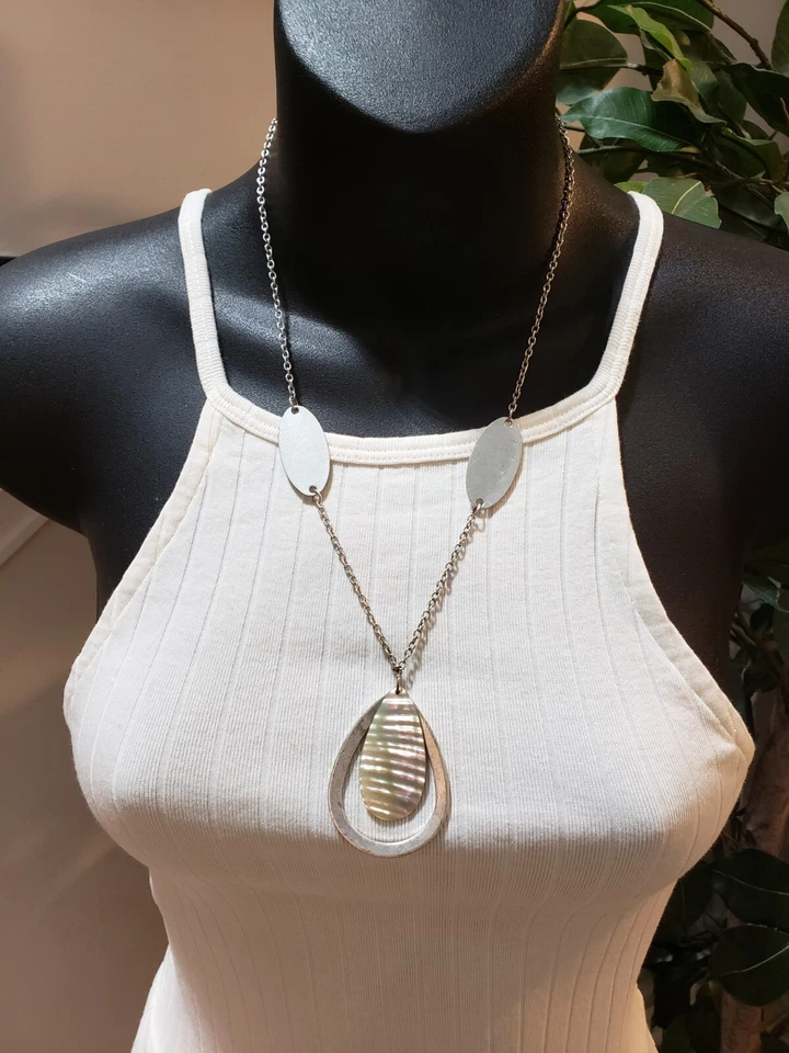 Vestido Forever 21 Mujer Blanco Algodón Cuello Redondo Sin Mangas Informal Hasta la Rodilla S/P Foto 2 de 4