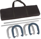<!--F#f_0-->Professional Horseshoe Set, Powder Coated, Waterproof, Blue and Silver<!--F/-->
