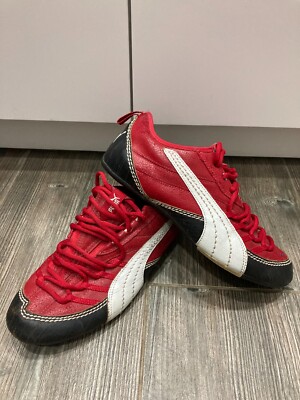 Vintage 00s Puma Speedcat Distressed Leather Y2K Sneakers Size Men's / US 7.5 /