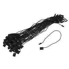 Hang Tag String Snap Lock Price Tag Fastener Ties black 7 inch 1000pcs
