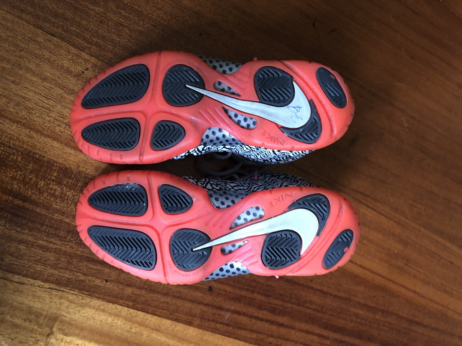 Nike Little Posite Pro (GS) Pink Elephant Grey Black Youths Size 6Y image 8