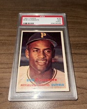 1957 TOPPS #76 ROBERTO BOB CLEMENTE PIRATES HOF PSA 7 (PD) RARE