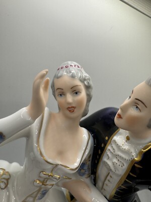 Vintage Royal Dux Bohemia Porcelain Dancing Figurine Czech