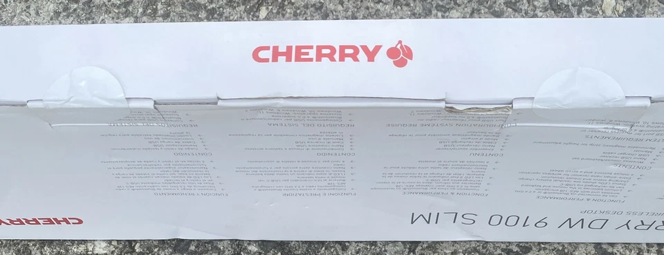 Black/Bronze Cherry DW9100 Slim Wireless Bluetooth Keyboard Mouse Rechargeable - Image 3 of 4