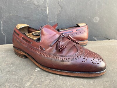 Allen Edmonds Burgundy Shell Cordovan Manchester Wing  display picture 1