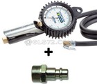MICHELIN APPROVED PROFESSIONAL WONDER TYRE GUN INFLATOR GAUGE PSI BAR+MALE QUICK