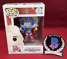 RIC FLAIR SIGNED WWE RIC FLAIR FUNKO POP BAS BECKETT 16X NATURE BOY 3