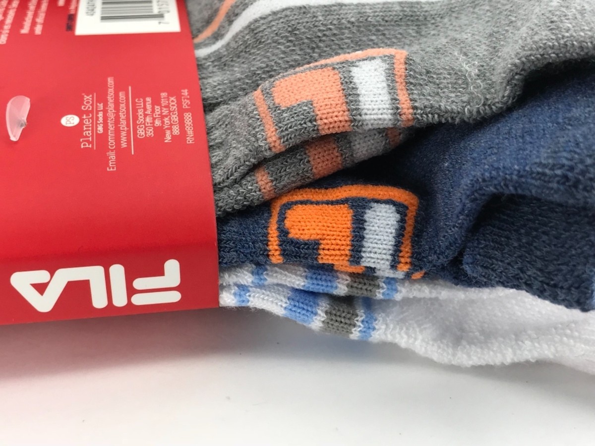 ファイラ Women's FILA Brand BOLD Colors Athletic Socks - 6 Pack - $36 MSRP