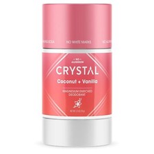Crystal Deodorant Stick Magnesium Enriched Coconut Vanilla 2.5 Oz
