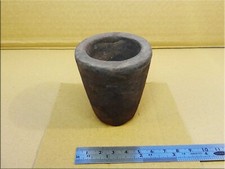 Crucible 60 x 70 mm Copper Bronze Silver Gold Hand/Made ThrownOnPotters wheel UK
