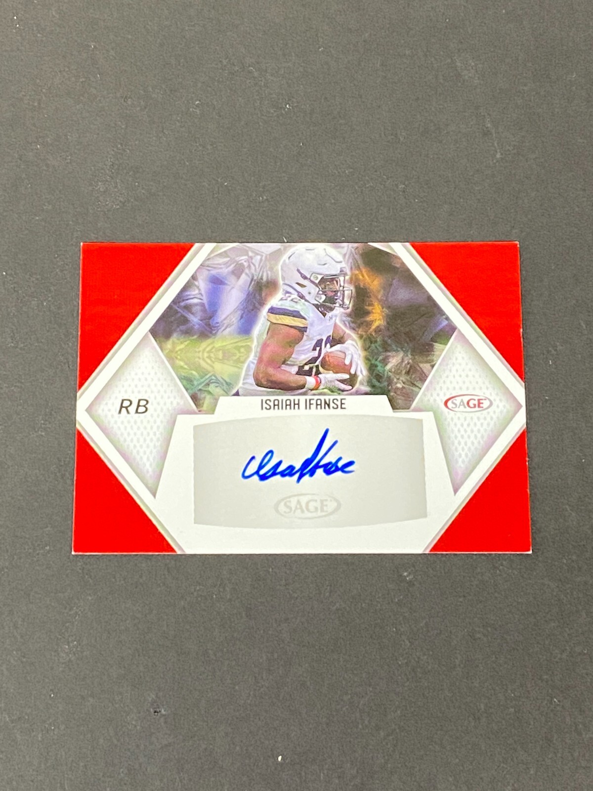 Isaiah Ifanse 2023 Sage Hit Rookie Autographs Signatures RED RC Auto