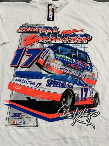 Vintage 1998 NASCAR Darrell Waltrip #17 Hechinger Speedblock T-Shirt XXL *NWT* - 第 2/7 張圖片