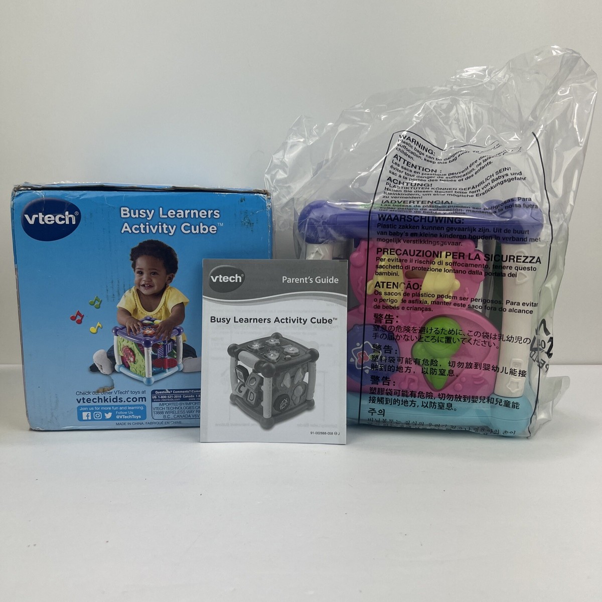 Year Old Girl Gifts VTech Busy Learners Activity Cube Purple