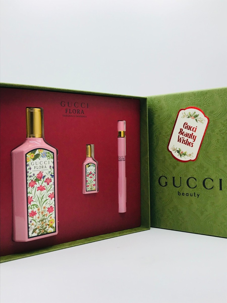 ❤️GUCCI FLORA ミニ香水セット 5ml 3種新品未使用海外製❤️ GUCCI 並行輸入品 グッチ フローラ ミニチュア セット 5ml×3