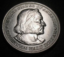  OLD US COINS 1893 COLOMBIAN EXPOSITION  BU UNC SILVER COMMEMORATIVE BEAUTY