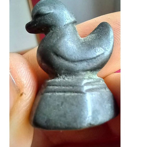 SET OF 5 VINTAGE RARE ANTIQUE OPIUM SCALE WEIGHTS BURMESE BRONZE HINTHA BIRDS - Picture 13 of 23