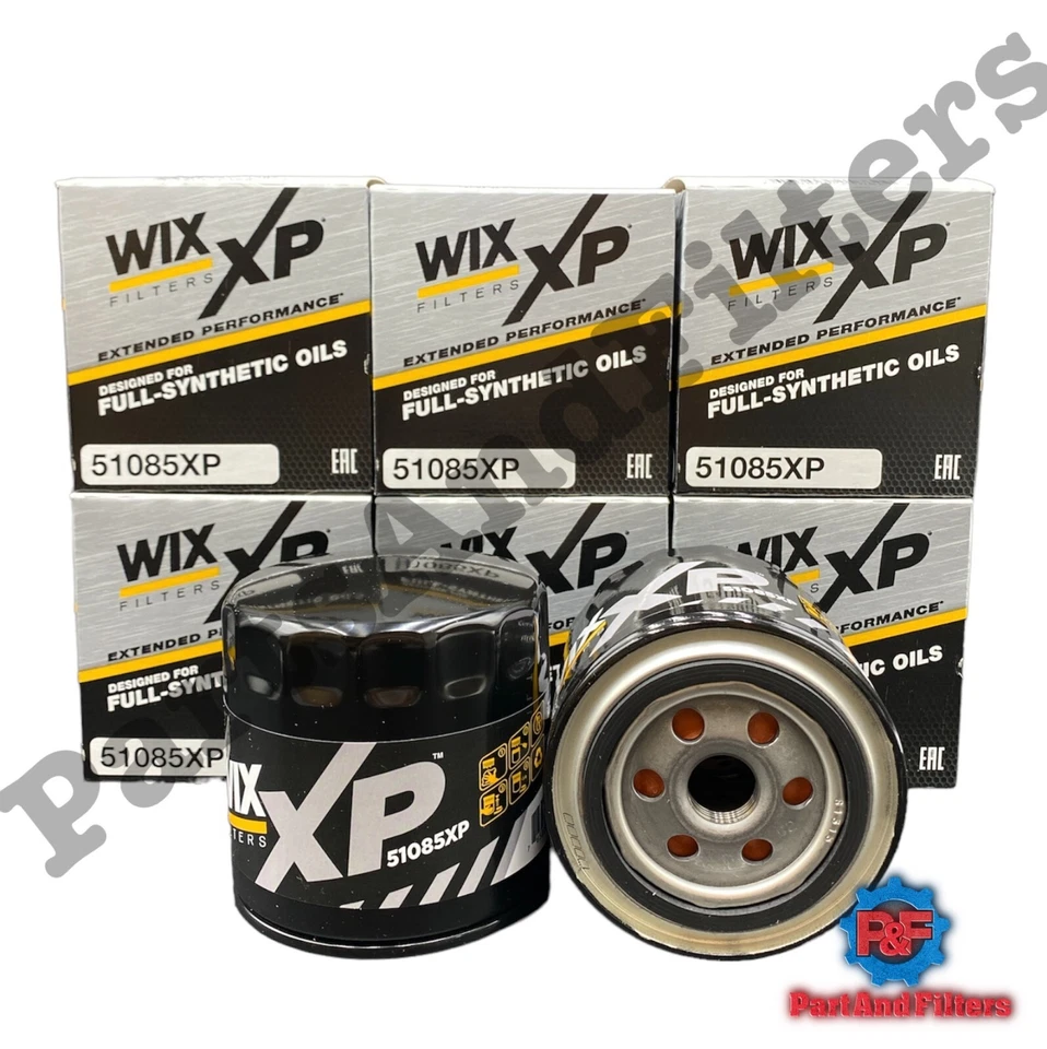 Filtro de aceite Wix 51085XP para vehículos Chrysler/Dodge/Jeep (91-08) (paquete de 6) Foto 2 de 2