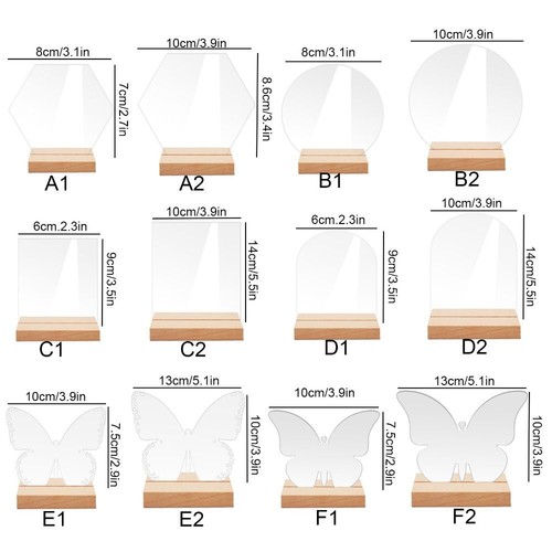 Table Number Plate Menu Display Frame Table Number Sign Card Display Stand - Picture 2 of 14