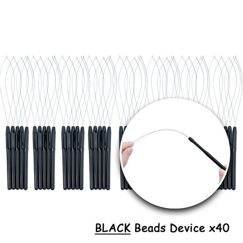 Hair Extension Tool Needle Kit Device Pulling Hook Micro Ring Nano Loop Bead Tip - Picture 34 of 79