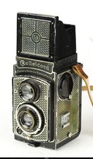 TLR Rollei Rolleicord Art Deco TLR Camera w/ Strap Zeiss Triotar 75mm F4.5