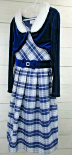 Jona Michelle Girl's Holiday Special Occasion Dress With Shrug Size 10 CO3735 - Picture 5 of 11
